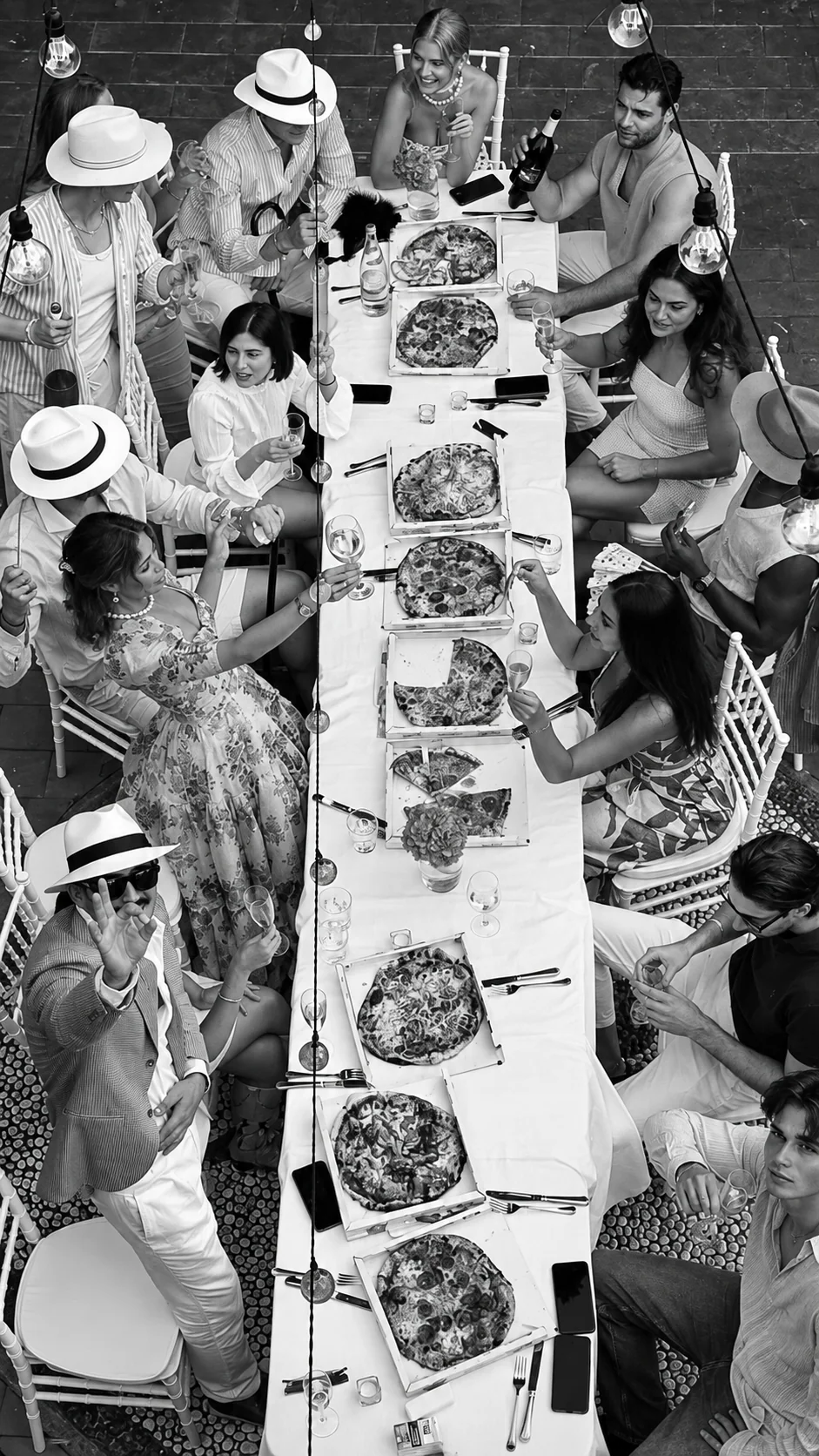 A lively restaurant interior filled with guests